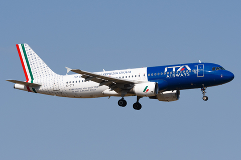 ITA Airways Airbus A320-216 (EI-DTG) at  Rome - Fiumicino (Leonardo DaVinci), Italy