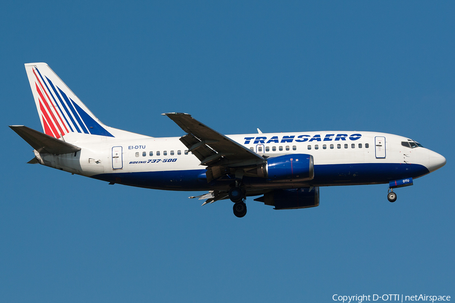 Transaero Airlines Boeing 737-5Y0 (EI-DTU) | Photo 211085