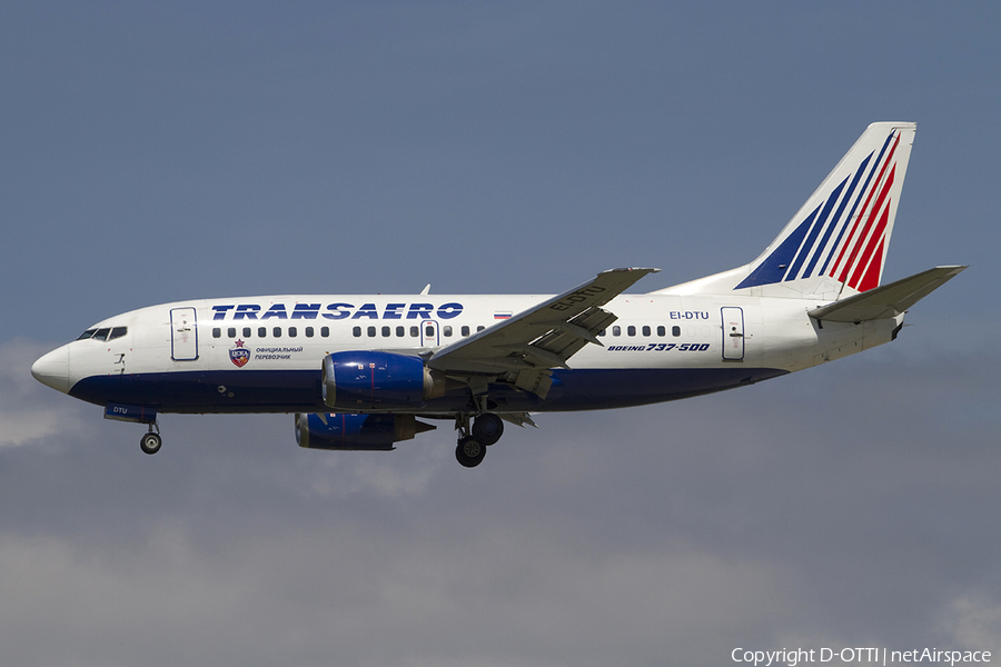 Transaero Airlines Boeing 737-5Y0 (EI-DTU) | Photo 290418