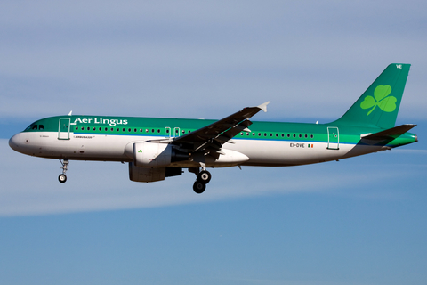 Aer Lingus Airbus A320-216 (EI-DVE) at  Barcelona - El Prat, Spain