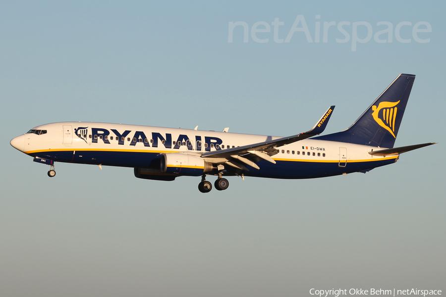 Ryanair Boeing 737-8AS (EI-DWA) | Photo 132852