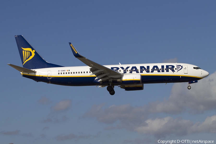 Ryanair Boeing 737-8AS (EI-DWB) | Photo 327337