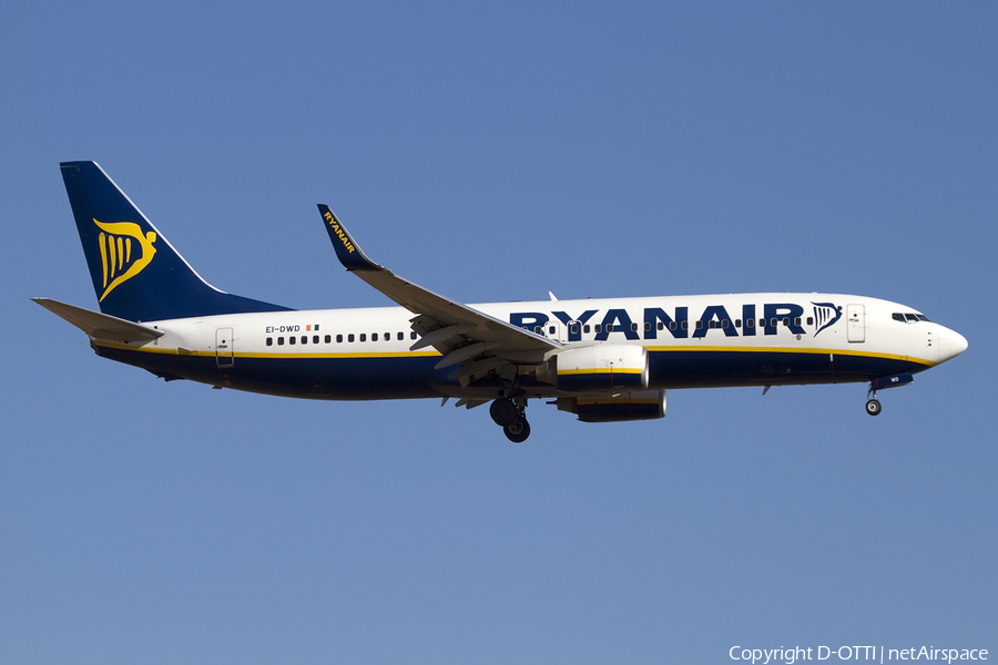 Ryanair Boeing 737-8AS (EI-DWD) | Photo 414659