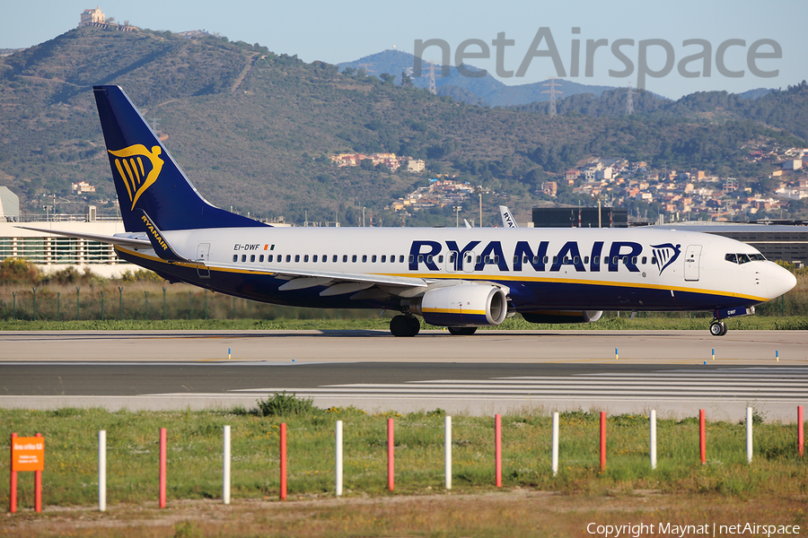 Ryanair Boeing 737-8AS (EI-DWF) | Photo 344142