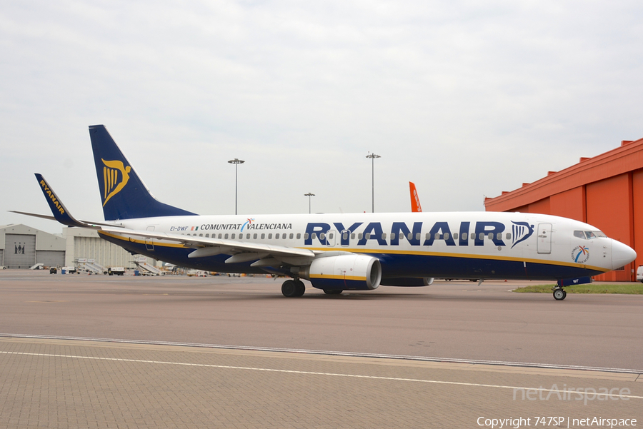 Ryanair Boeing 737-8AS (EI-DWF) | Photo 50858