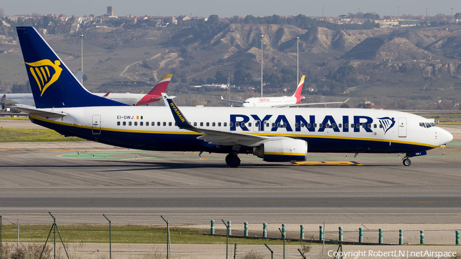 Ryanair Boeing 737-8AS (EI-DWJ) | Photo 595277
