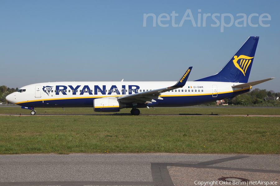 Ryanair Boeing 737-8AS (EI-DWM) | Photo 315491