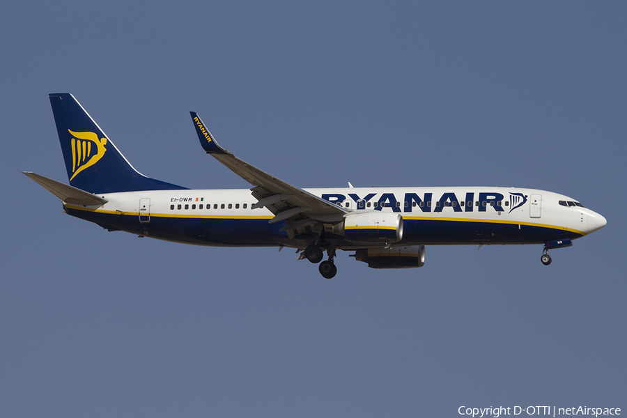 Ryanair Boeing 737-8AS (EI-DWM) | Photo 370271