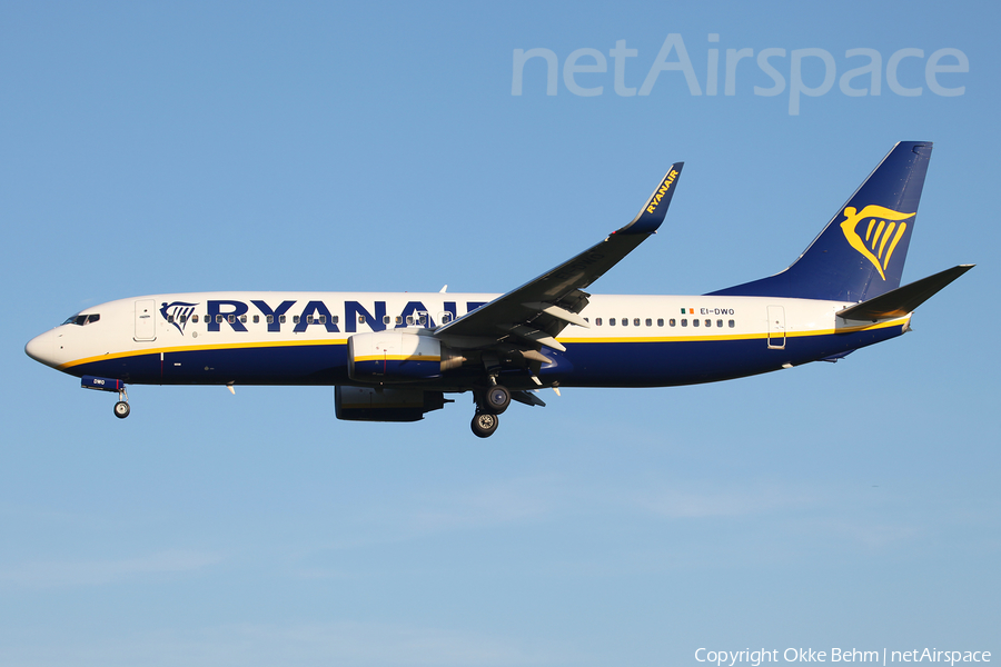 Ryanair Boeing 737-8AS (EI-DWO) | Photo 108753
