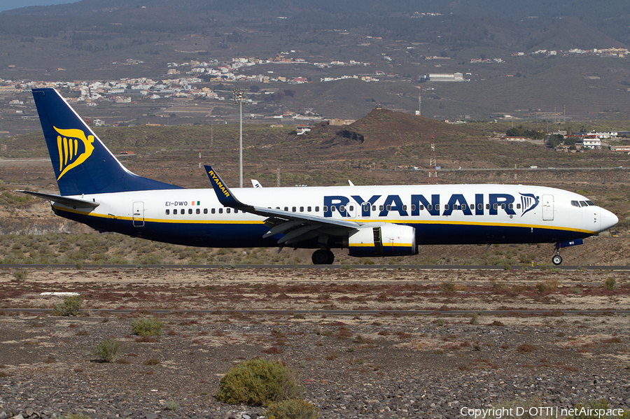 Ryanair Boeing 737-8AS (EI-DWO) | Photo 480833