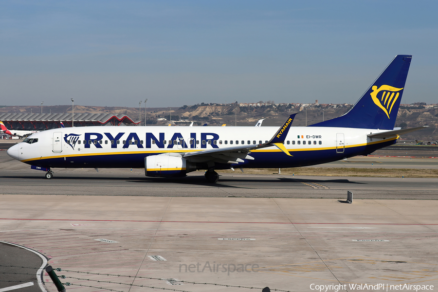 Ryanair Boeing 737-8AS (EI-DWR) | Photo 670544