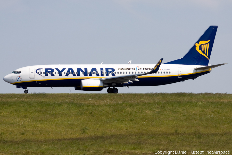 Ryanair Boeing 737-8AS (EI-DWS) | Photo 545378
