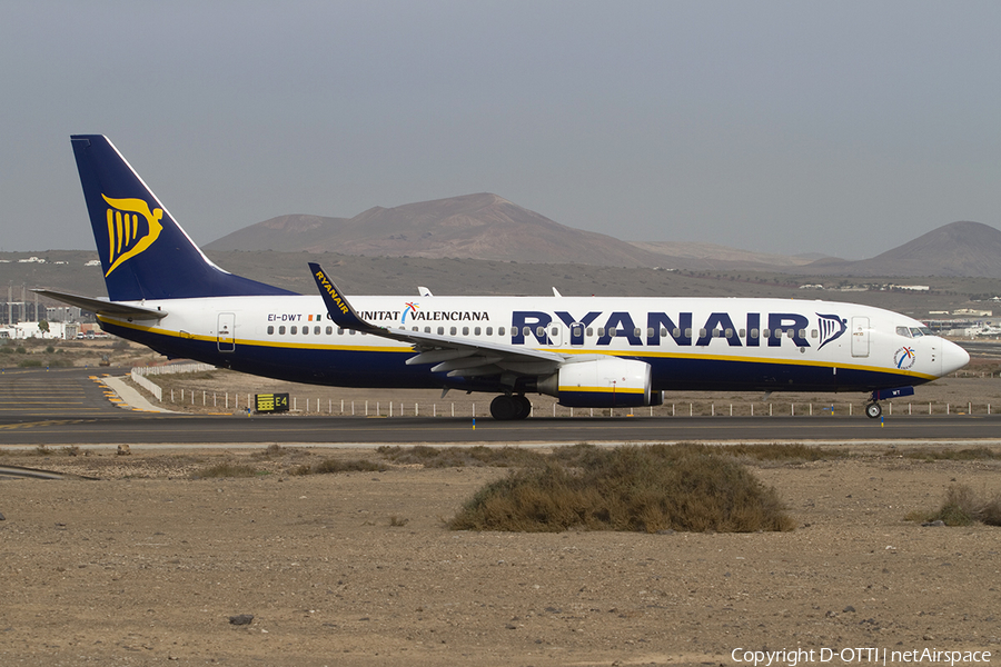 Ryanair Boeing 737-8AS (EI-DWT) | Photo 327684