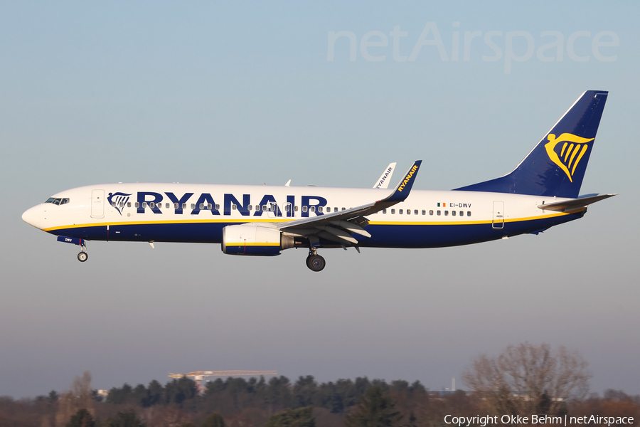 Ryanair Boeing 737-8AS (EI-DWV) | Photo 137501