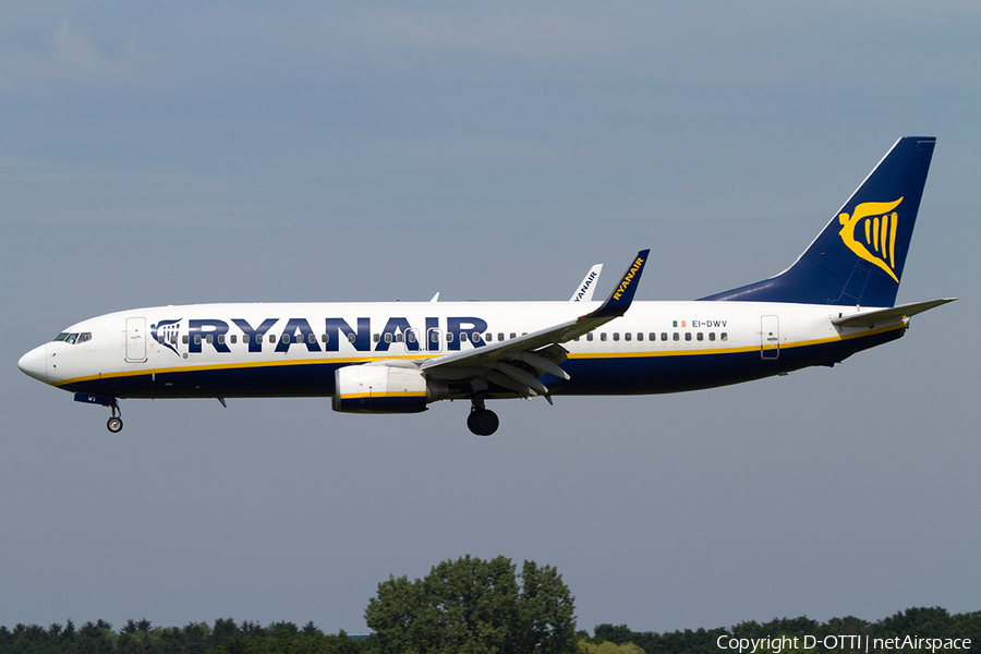 Ryanair Boeing 737-8AS (EI-DWV) | Photo 509468