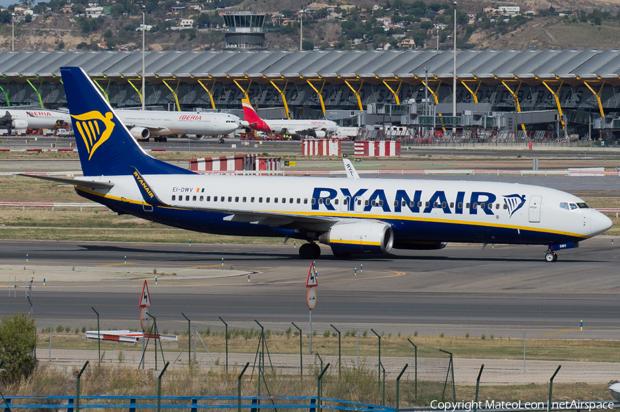 Ryanair Boeing 737-8AS (EI-DWV) | Photo 350161