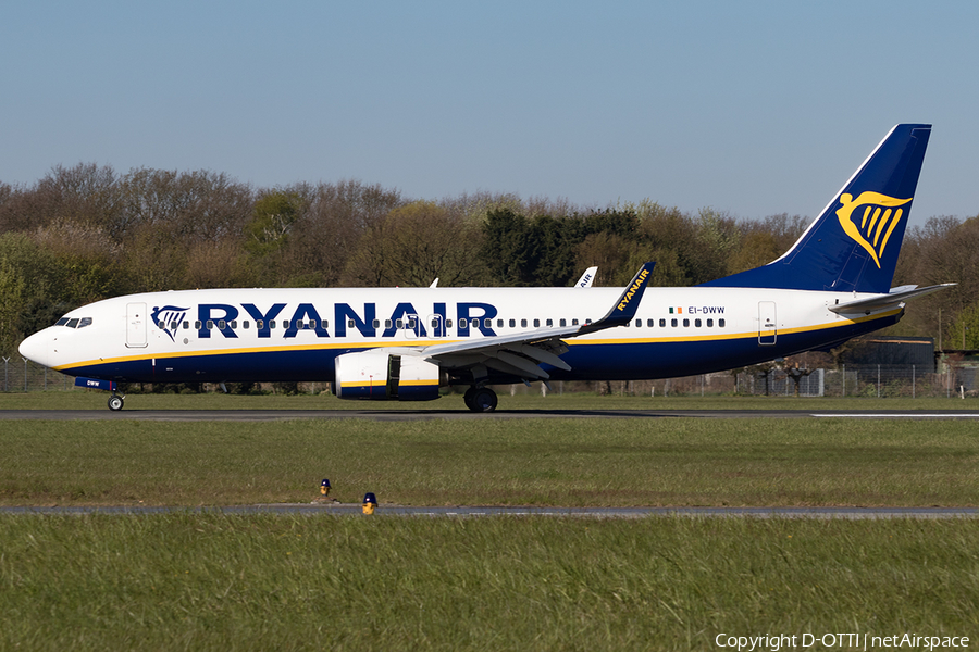 Ryanair Boeing 737-8AS (EI-DWW) | Photo 158982