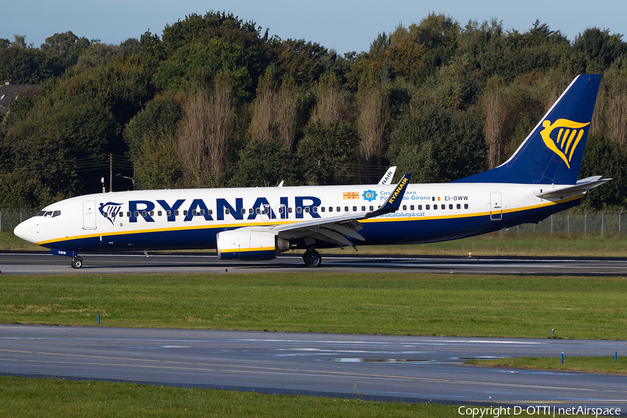 Ryanair Boeing 737-8AS (EI-DWW) | Photo 192132