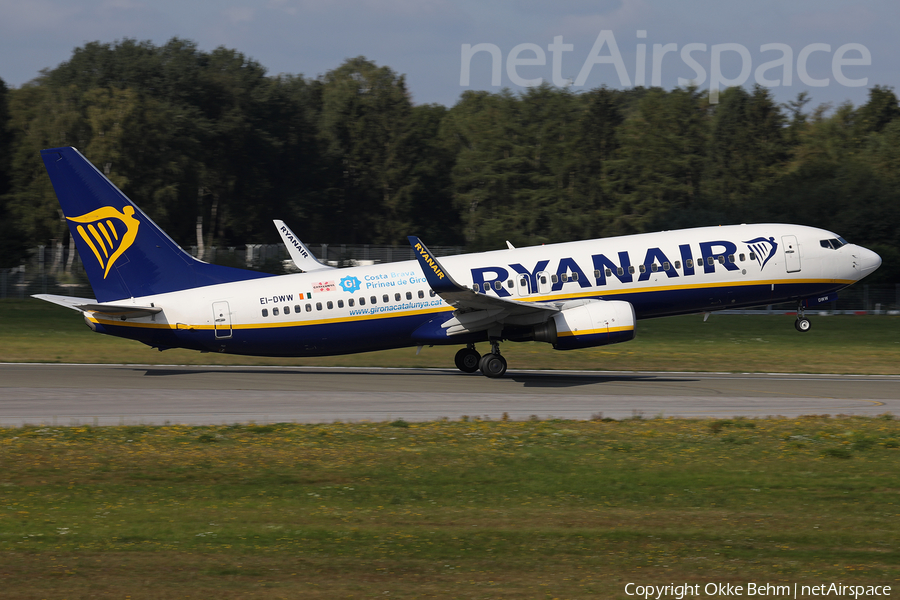 Ryanair Boeing 737-8AS (EI-DWW) | Photo 353598
