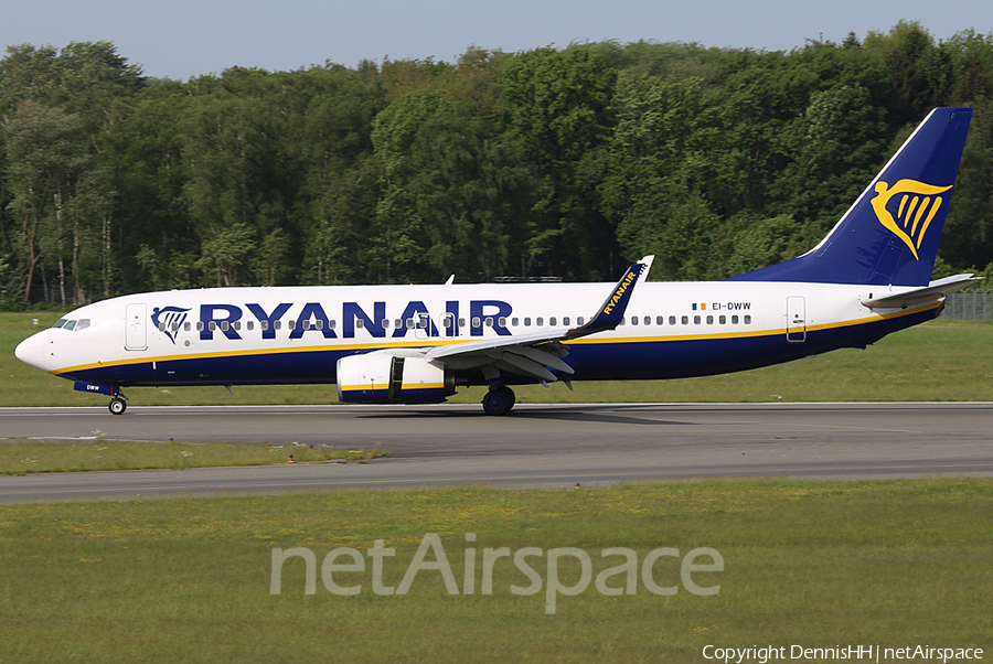 Ryanair Boeing 737-8AS (EI-DWW) | Photo 422372