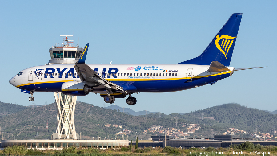 Ryanair Boeing 737-8AS (EI-DWX) | Photo 408811