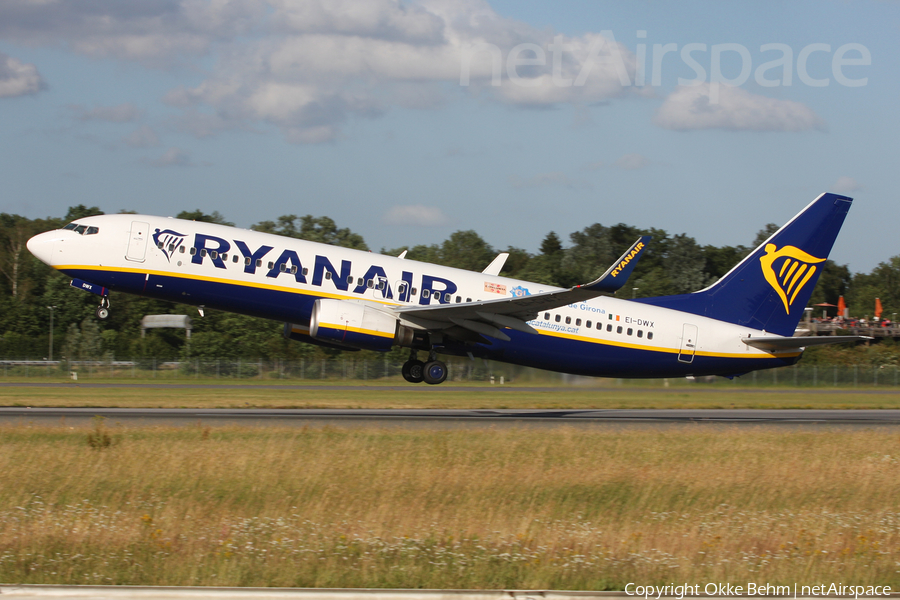 Ryanair Boeing 737-8AS (EI-DWX) | Photo 353602