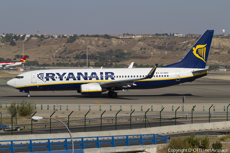 Ryanair Boeing 737-8AS (EI-DWZ) | Photo 371165