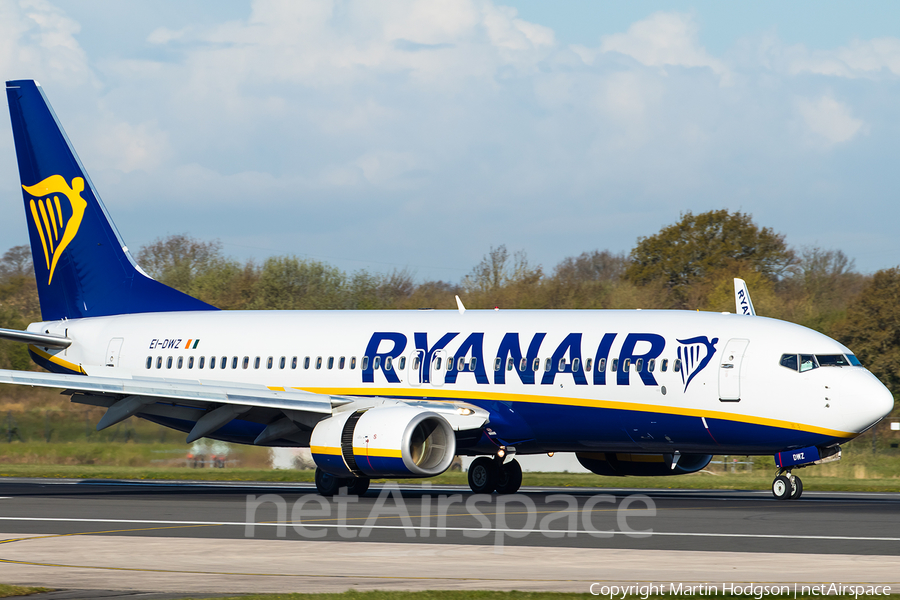 Ryanair Boeing 737-8AS (EI-DWZ) | Photo 106569