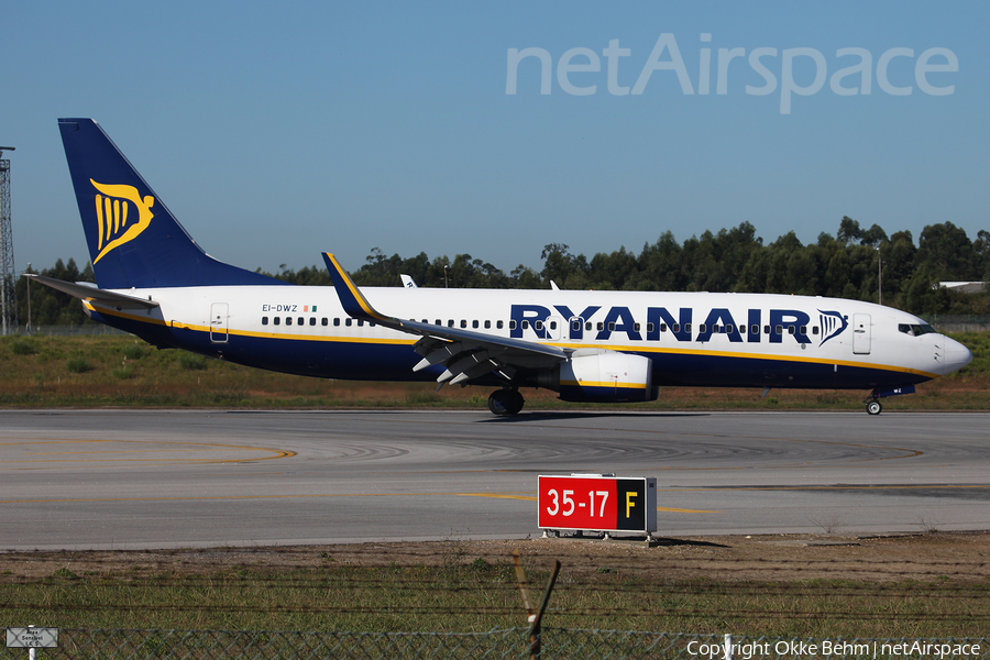 Ryanair Boeing 737-8AS (EI-DWZ) | Photo 87681