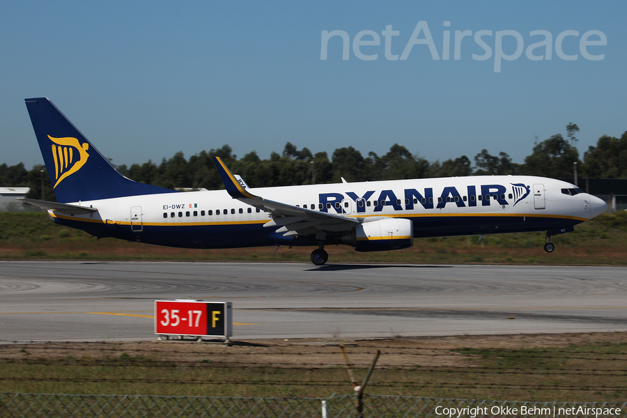Ryanair Boeing 737-8AS (EI-DWZ) | Photo 87682