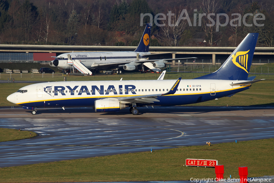 Ryanair Boeing 737-8AS (EI-DYA) | Photo 92879