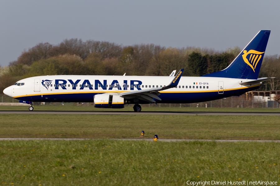 Ryanair Boeing 737-8AS (EI-DYA) | Photo 414620