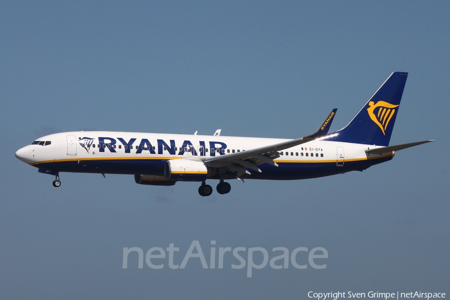 Ryanair Boeing 737-8AS (EI-DYA) | Photo 441521