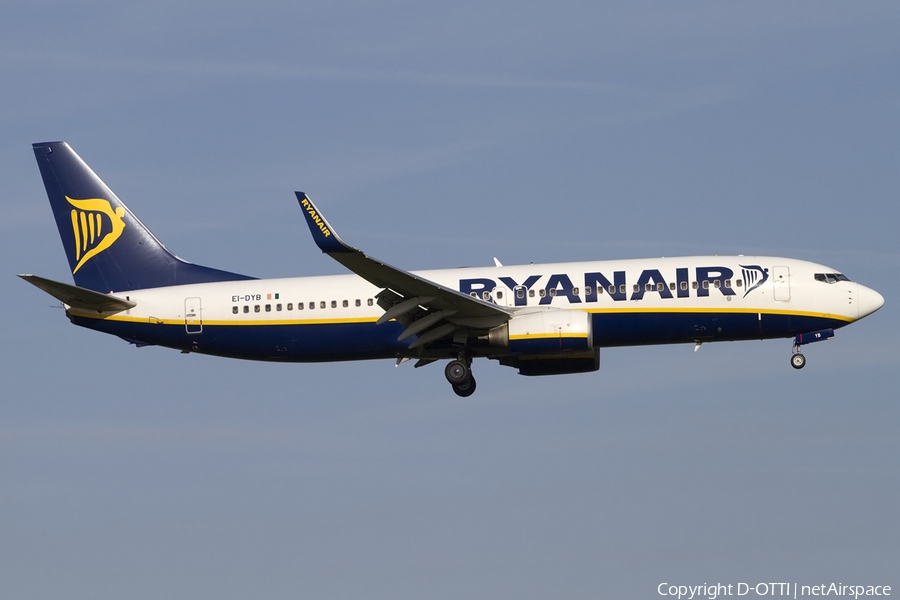 Ryanair Boeing 737-8AS (EI-DYB) | Photo 456881
