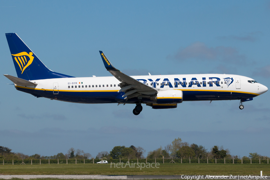 Ryanair Boeing 737-8AS (EI-DYB) | Photo 162383