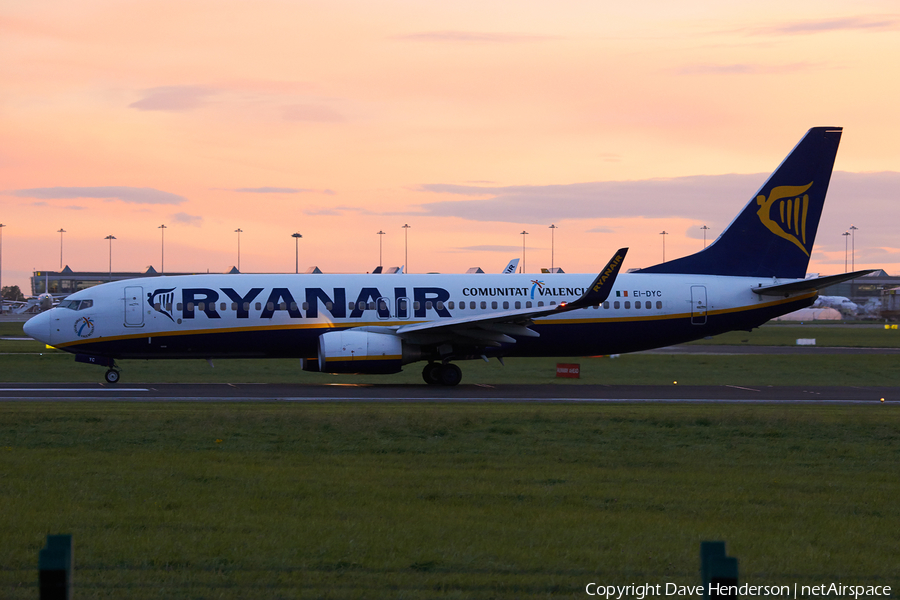 Ryanair Boeing 737-8AS (EI-DYC) | Photo 31588