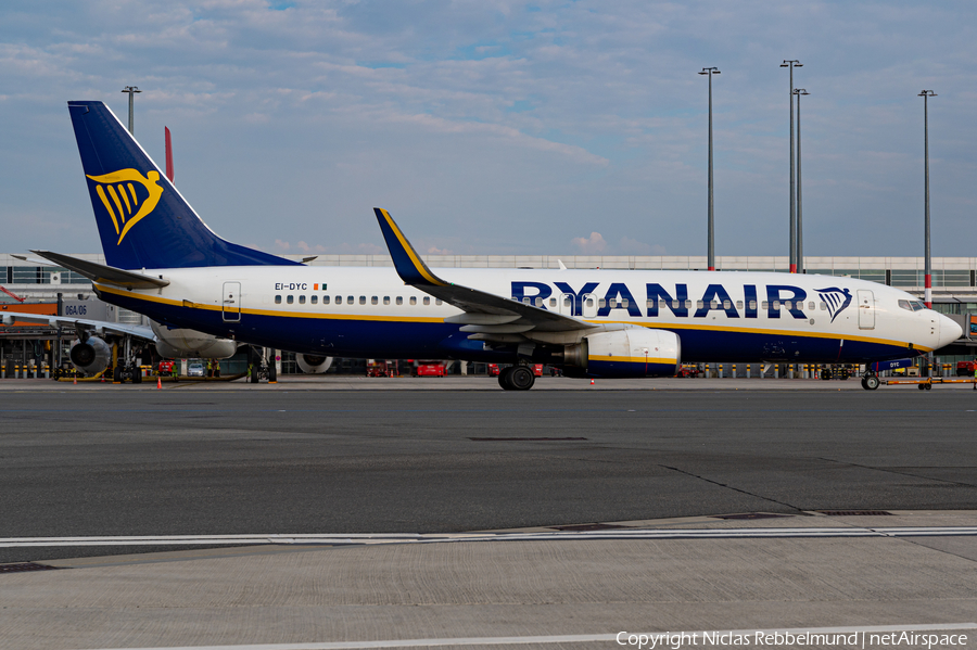 Ryanair Boeing 737-8AS (EI-DYC) | Photo 521696