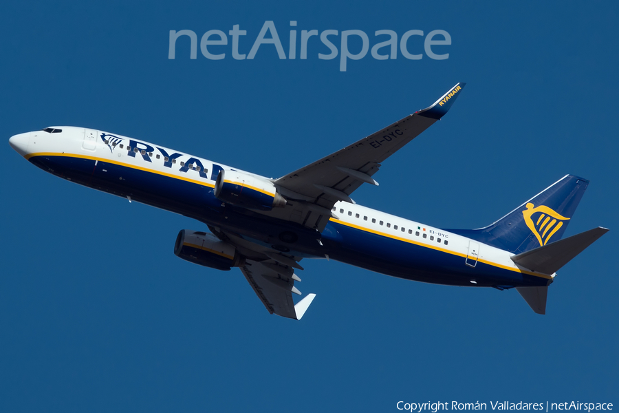 Ryanair Boeing 737-8AS (EI-DYC) | Photo 453548