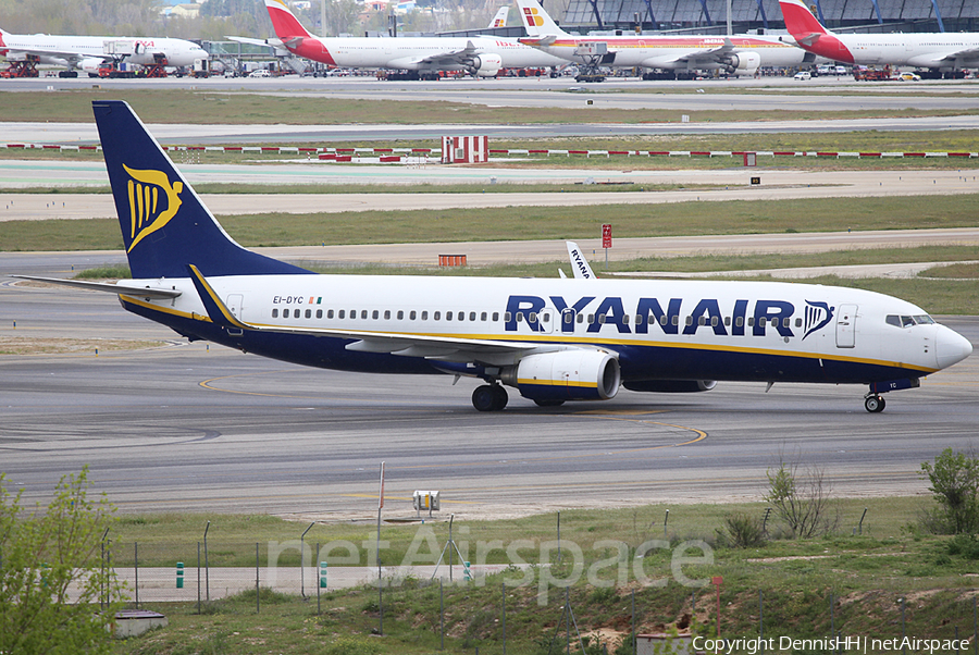 Ryanair Boeing 737-8AS (EI-DYC) | Photo 387914