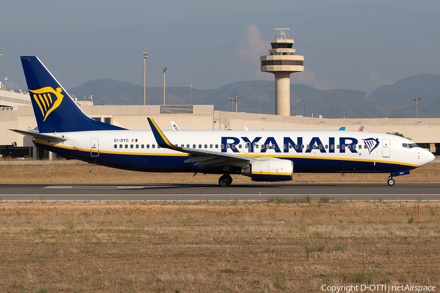 Ryanair Boeing 737-8AS (EI-DYC) | Photo 265055