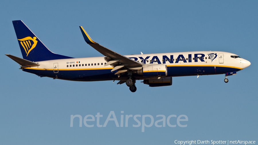 Ryanair Boeing 737-8AS (EI-DYC) | Photo 372900
