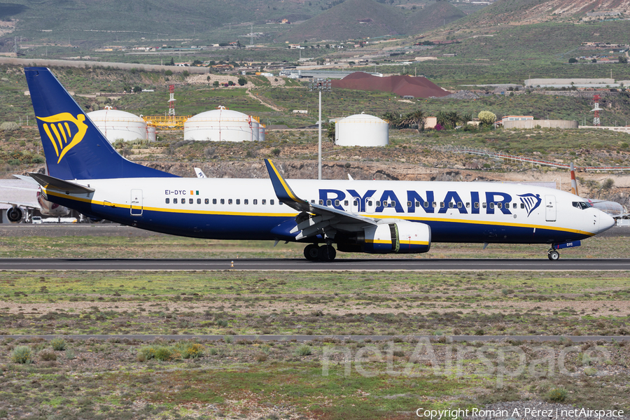 Ryanair Boeing 737-8AS (EI-DYC) | Photo 672241