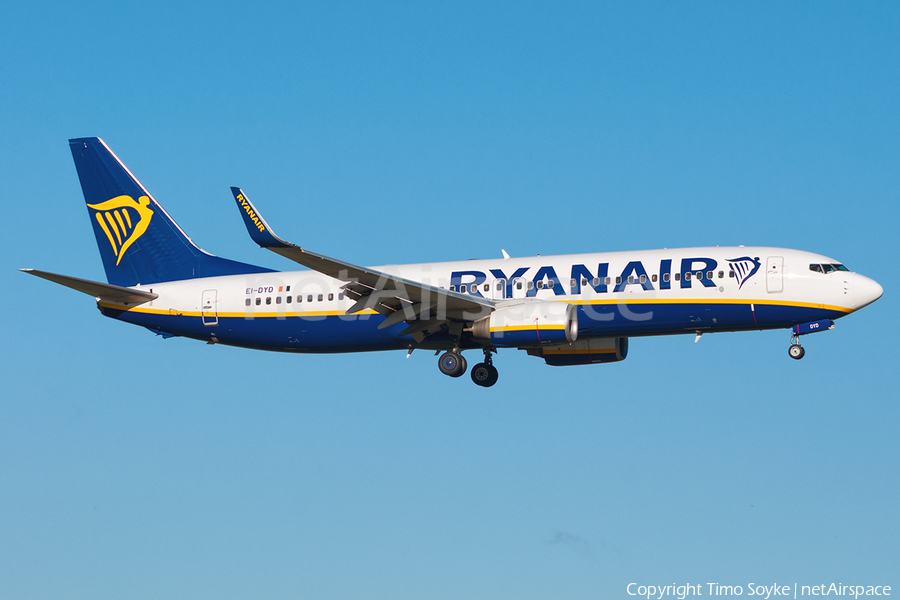 Ryanair Boeing 737-8AS (EI-DYD) | Photo 126723