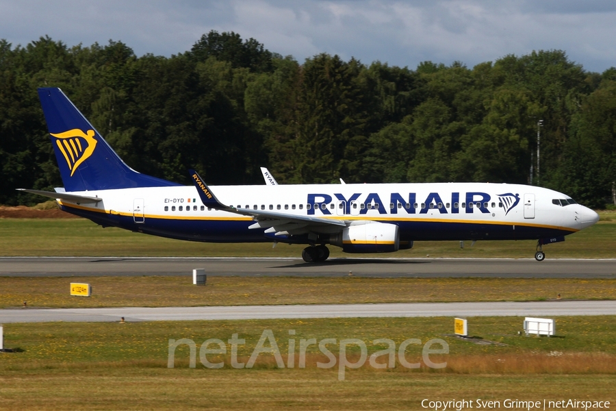 Ryanair Boeing 737-8AS (EI-DYD) | Photo 517454
