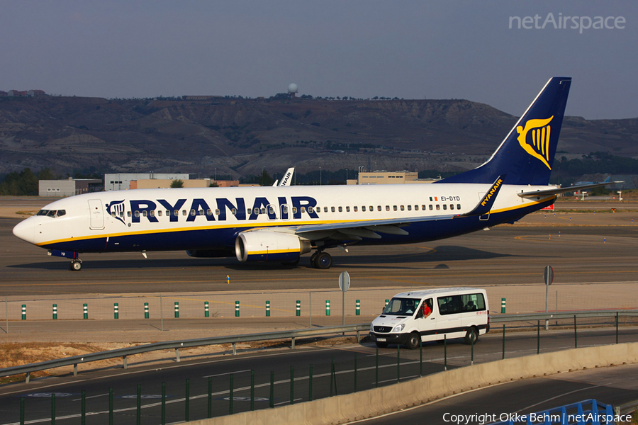 Ryanair Boeing 737-8AS (EI-DYD) | Photo 52079