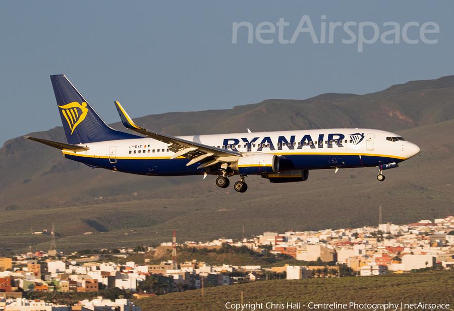 Ryanair Boeing 737-8AS (EI-DYE) | Photo 546687