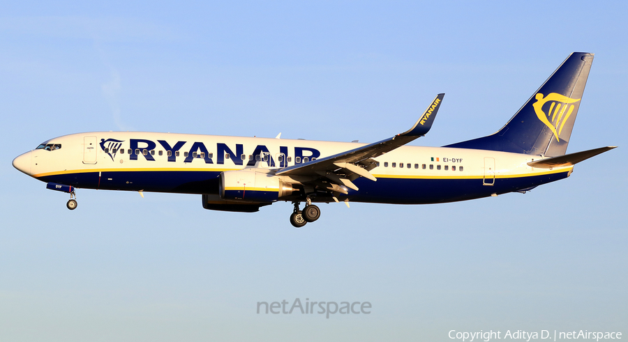 Ryanair Boeing 737-8AS (EI-DYF) | Photo 364264