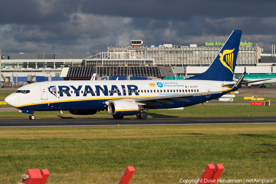 Ryanair Boeing 737-8AS (EI-DYF) | Photo 97840