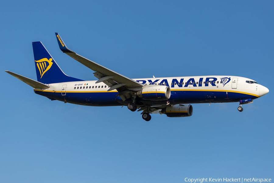 Ryanair Boeing 737-8AS (EI-DYF) | Photo 333243