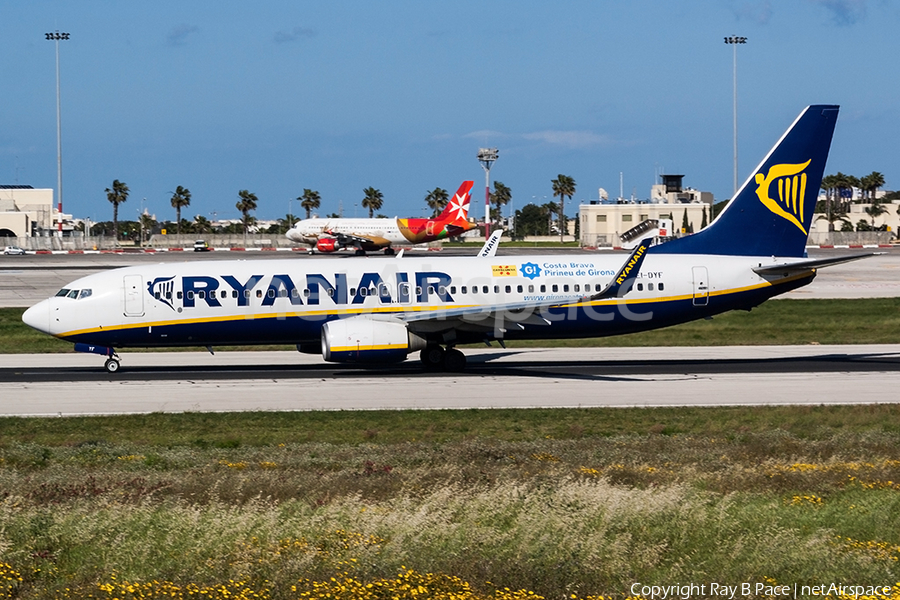 Ryanair Boeing 737-8AS (EI-DYF) | Photo 300414